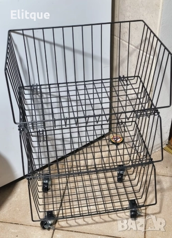 Практичен стелаж на колелца с 3 нива - компактно решение за кухня, антре и детска стая, снимка 10 - Други стоки за дома - 52919474