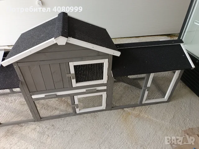Клетка за зайци, снимка 3 - За гризачи - 56140202