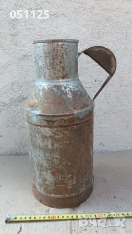 Метален възрожденски гюм за мляко - 8 литра , снимка 2 - Антикварни и старинни предмети - 40300578
