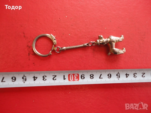 Рядък ключодържател куче 