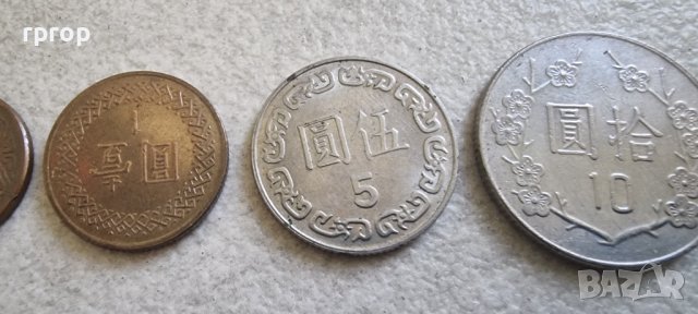 Монети . Тайван. Тайвански долари.Тайвански цент. 4 бр., снимка 4 - Нумизматика и бонистика - 42361489