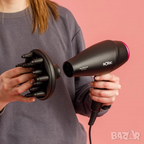 Сешоар Solac Fast 2200 Ionic, снимка 3 - Сешоари - 51897358