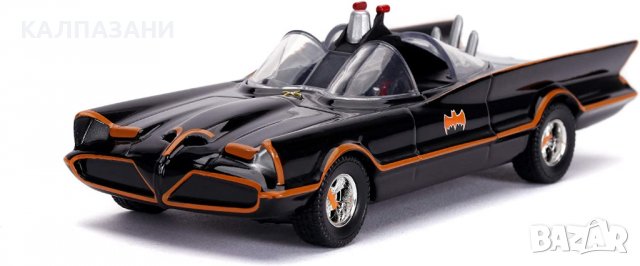 Метален автомобил Batman Classic Batmobile 1966 Jada Toys 1/32 - 253213002, снимка 2 - Коли, камиони, мотори, писти - 38785201