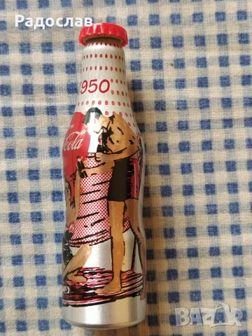 малка метална бутилка Coca-Cola 