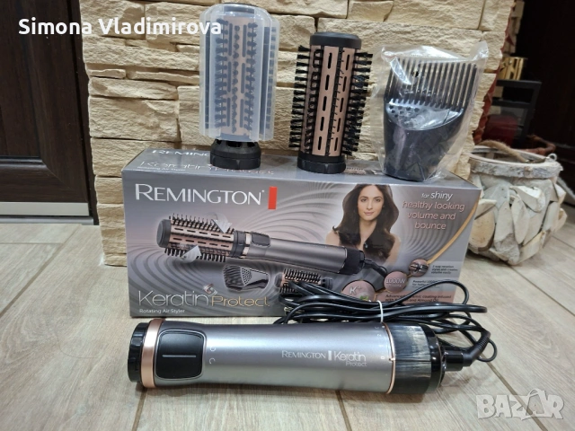 Нова! Четката за сушене и стилизиране Remington AS8810 Keratin Protect е изключително щадяща! Основи