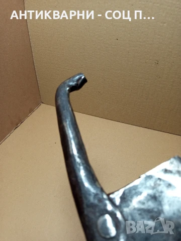 Соц Стар Ръчно Кован Голям Сатър Тегло 1.200кг., снимка 8 - Антикварни и старинни предмети - 50450800
