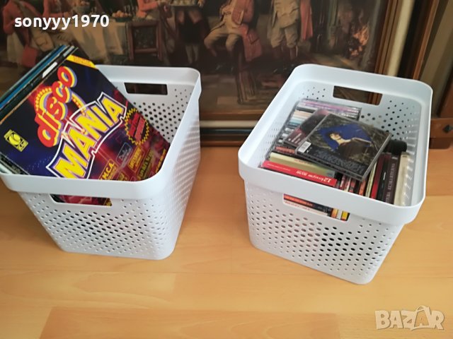 кутия за дискове плочи касети или др 36х26х22см 2710221625