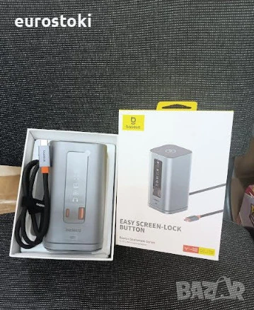 Докинг станция BASEUS Spacemate Series 11-в-1, за 3 монитора с 2 x HDMI 1 x DP 4K @ 60Hz, 3 x USB-A, снимка 9 - Други - 50979499