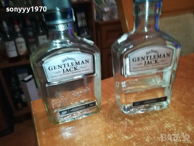 jack daniels x2 празни шишета от 200мл 1011251329, снимка 5 - Колекции - 52362147