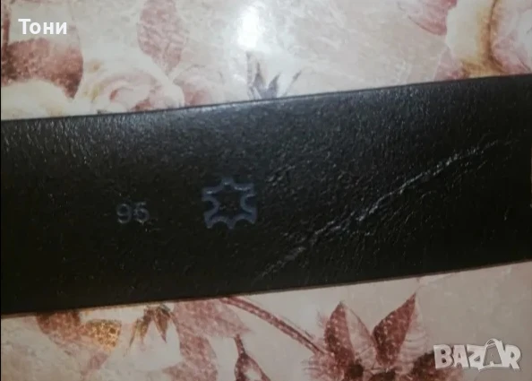 Мъжки Колан Изцяло от Естествена Кожа като Нов 110см , снимка 2 - Колани - 50953670