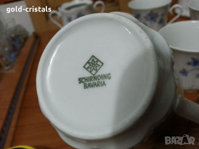 порцелан Бавария чаши за чай, снимка 4 - Антикварни и старинни предмети - 34978936