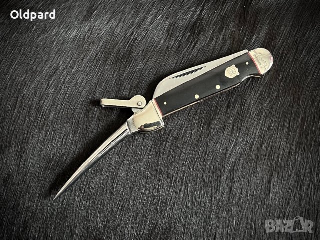 Висококачествен джобен сгъваем морски нож Black Micarta Marlin Spike. RR2386, снимка 2 - Ножове - 42876229