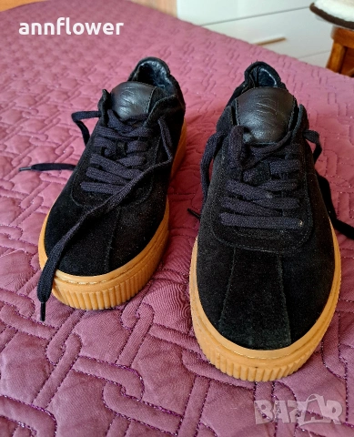 Обувки S 1909 естествена кожа-велур , снимка 4 - Дамски ежедневни обувки - 54194376