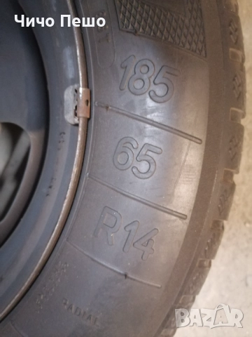 Летни гуми KLEBER с джанти 4 броя 14 цола 185 65 14 5х110 Опел Opel, снимка 7 - Гуми и джанти - 52794523