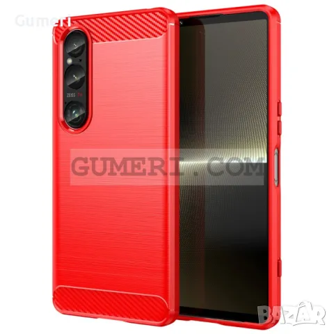 Гръб "Карбон Шарк" за Sony Xperia 1 VI, снимка 2 - Калъфи, кейсове - 48433746