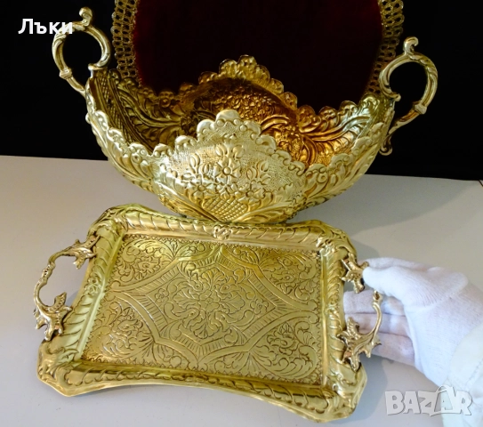 Бронзова жардениера,гондола,фруктиера шедьовър. , снимка 12 - Антикварни и старинни предмети - 51597577