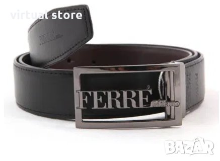 GIANFRANCO FERRЕ кожен колан мъжки, Оригинал