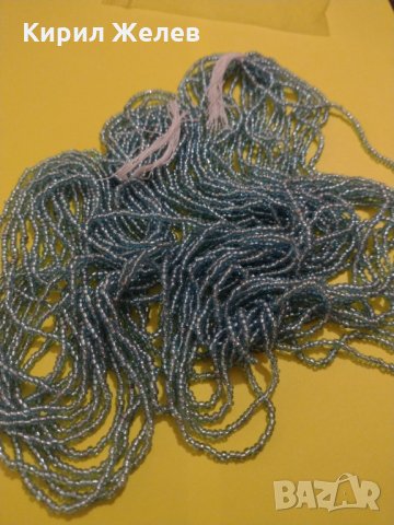 Два гердана наниз тюркоазено синьо мънисто- 77541, снимка 5 - Колиета, медальони, синджири - 30331749