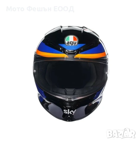 мото каска AGV K6 Marini Sky racing team Размер ML , снимка 2 - Аксесоари и консумативи - 51099627