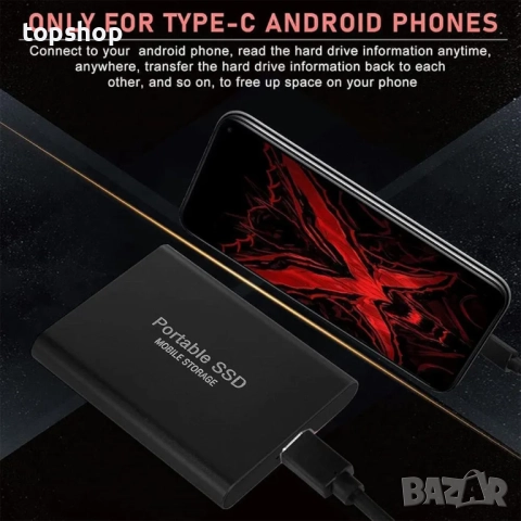 Нови 12TB външени твърди дискове!Преносим SSD, външни твърди дискове, външни устройства за архивиран, снимка 9 - Външни хард дискове - 52725460