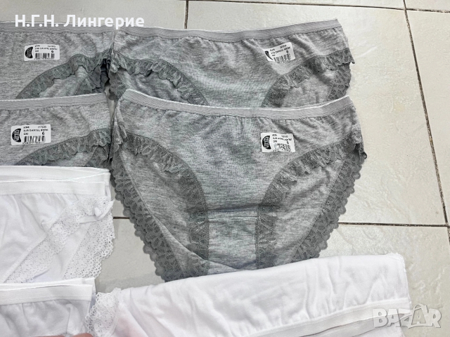 Дамски памучни бикини, снимка 3 - Бельо - 54132185