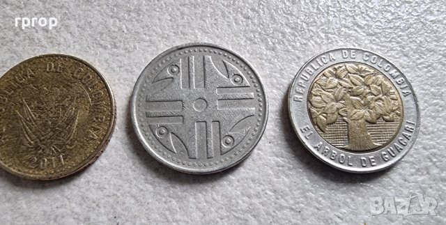 Монети . Колумбия. 50, 100, 100, 200 и 500 песос. 5 бройки., снимка 5 - Нумизматика и бонистика - 44229310