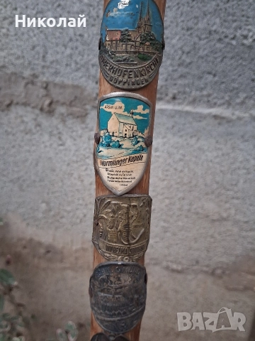 Стар Туристически Бастун , снимка 2 - Антикварни и старинни предмети - 52860787