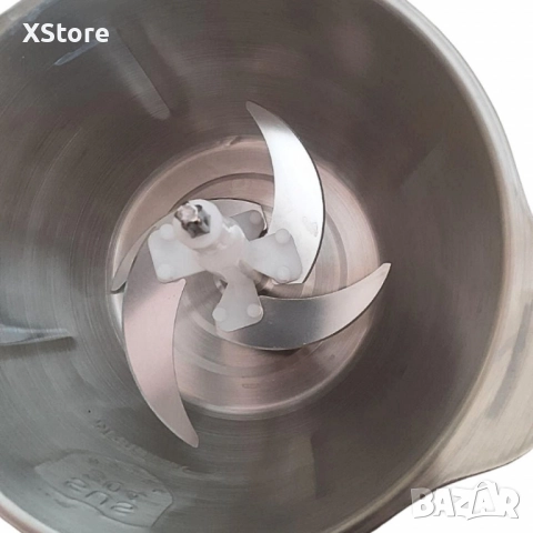 Многофункционален кухненски чопър Kitchen Expert 3L SUS 304 – бързо мели, реже и пюрира без усилие, снимка 2 - Блендери - 51847197