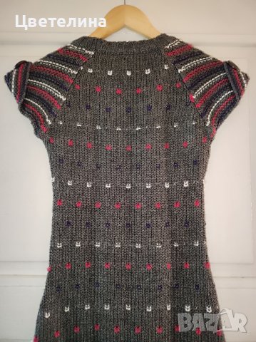 Дамска туника от акрил в сиво размер S цена 45 лв., снимка 4 - Туники - 42639562