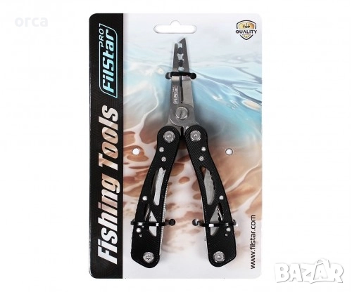 Многофункционални клещи FilStar – мултиинструмент 8 в 1 за риболов и туризъм, снимка 5 - Такъми - 52455207