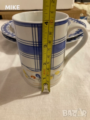 Порцеланови чинии и чашка, снимка 6 - Чинии - 52338538