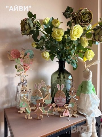 Великденска дървена декорация