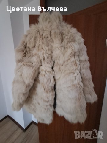 Зимно палто естествен косъм лисица, снимка 6 - Палта, манта - 42851610
