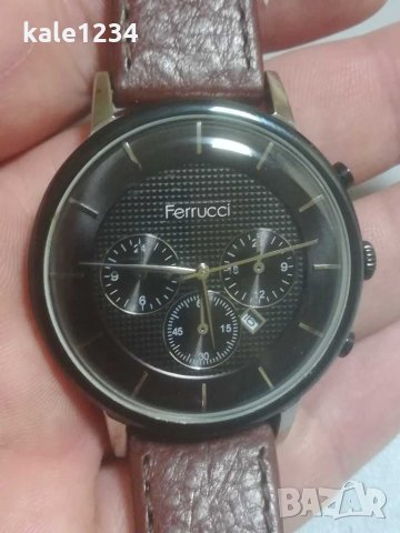 Мъжки часовник. Ferrucci. Кварцов часовник. Vintage watch. Класически модел. , снимка 2 - Мъжки - 31455754