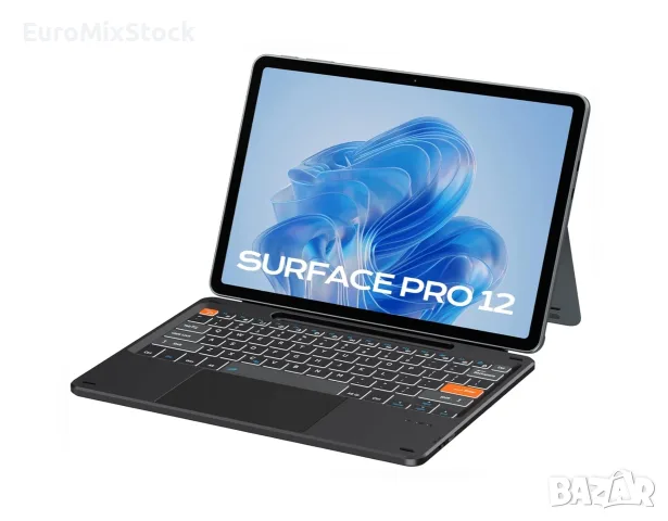Безжична Bluetooth клавиатура с тъчпад за Surface Pro 12 и Copilot+, QWERTZ