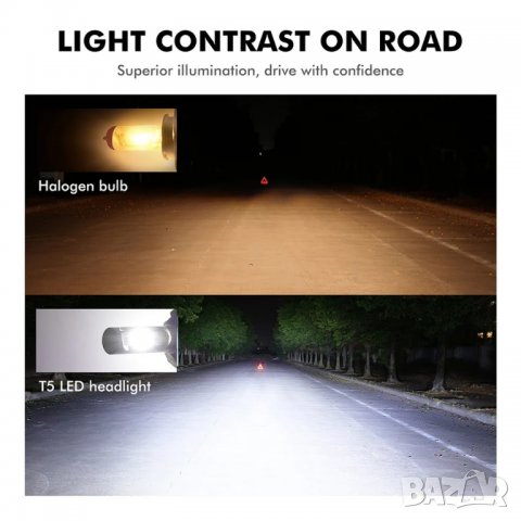 Лед системи H7 72w, 8000 lm, 6000K COB чипове, снимка 7 - Аксесоари и консумативи - 29885312