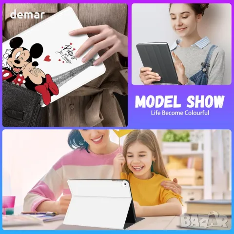 Калъф Besoar за iPad Air 2/Air 1/5th/6th Generation/Pro 9.7 инча, унисекс, снимка 6 - Таблети - 49363416