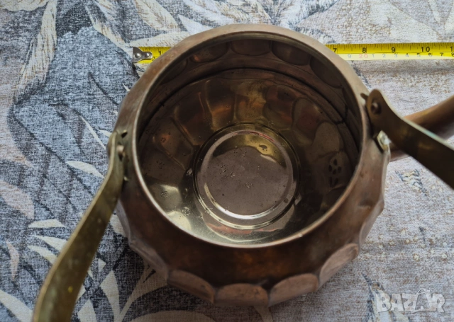 Чайник месингов корейски, снимка 4 - Декорация за дома - 53947301