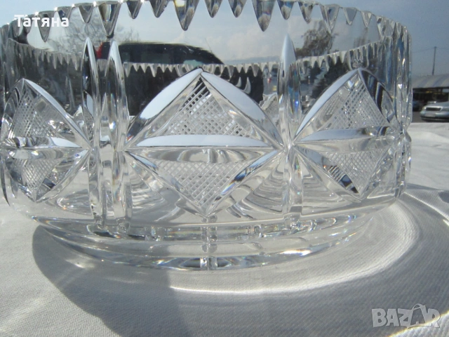 Кристални чаши  БОХЕМИЯ; КУПА ; КАНА;ЗАХАРНИЦА, снимка 18 - Чаши - 35545105