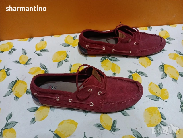 Tommy Hilfiger N 45 мокасини кожени, снимка 2 - Маратонки - 53330226