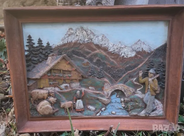 картина от дърворезба, снимка 3 - Картини - 46547700