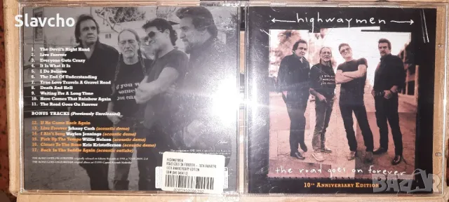 Дискове на - Harem Scarem – Live/The Highwaymen - The Road Goes On Forever, снимка 8 - CD дискове - 39943556