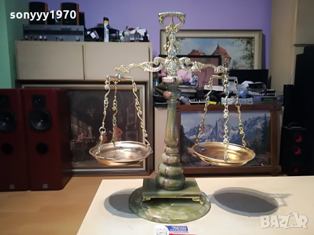 КИЧОЗНА ВЕЗНА-ЗЛАТО/МРАМОР-ВНОС ГЕРМАНИЯ 0708212125, снимка 4 - Антикварни и старинни предмети - 33753206
