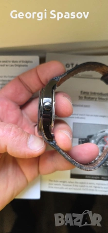 Мъжки механичен часавник Rotary swiss, снимка 5 - Мъжки - 54177472