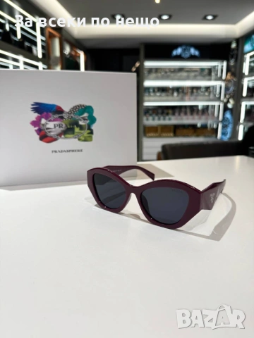 Prada Слънчеви Очила С UV400 Защита😎С ПОДАРЪК🎁Калъф - Налични Различни Цветове Код SK716, снимка 8 - Слънчеви и диоптрични очила - 53146402