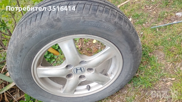 оригинални джанти с летни гуми хонда акорд,сивик,црв 16"