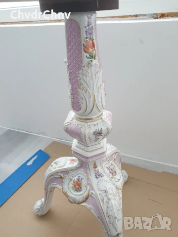 PMP Schierholz 68x47см/GDR 64x46см/2бр голяма немска порцеланова маса ГДР, снимка 5 - Антикварни и старинни предмети - 49463707