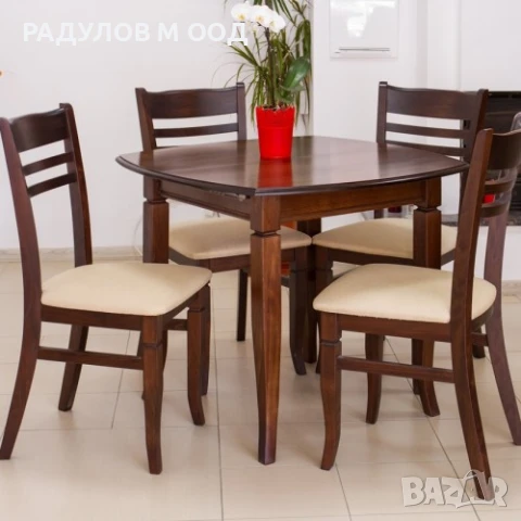 Трапезна разтегателна маса Лабиринт  70/110см, снимка 2 - Маси - 50663129