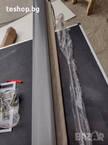 Странична тента Outsunny, балконска тента 200 см x 140 см, кремаво бяла, снимка 5 - Градински мебели, декорация  - 50968374