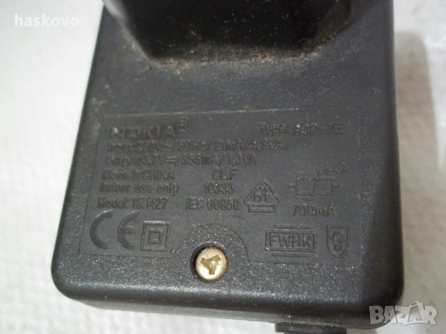 оригинално зарядно за Nokia дебела букса, снимка 2 - Друга електроника - 30625796